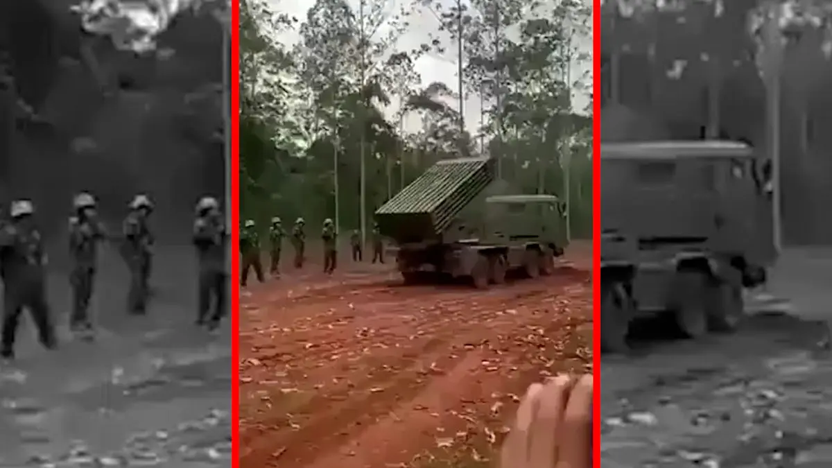 فیلم درگیری مرگبار ارتش کامبوج و تایلند