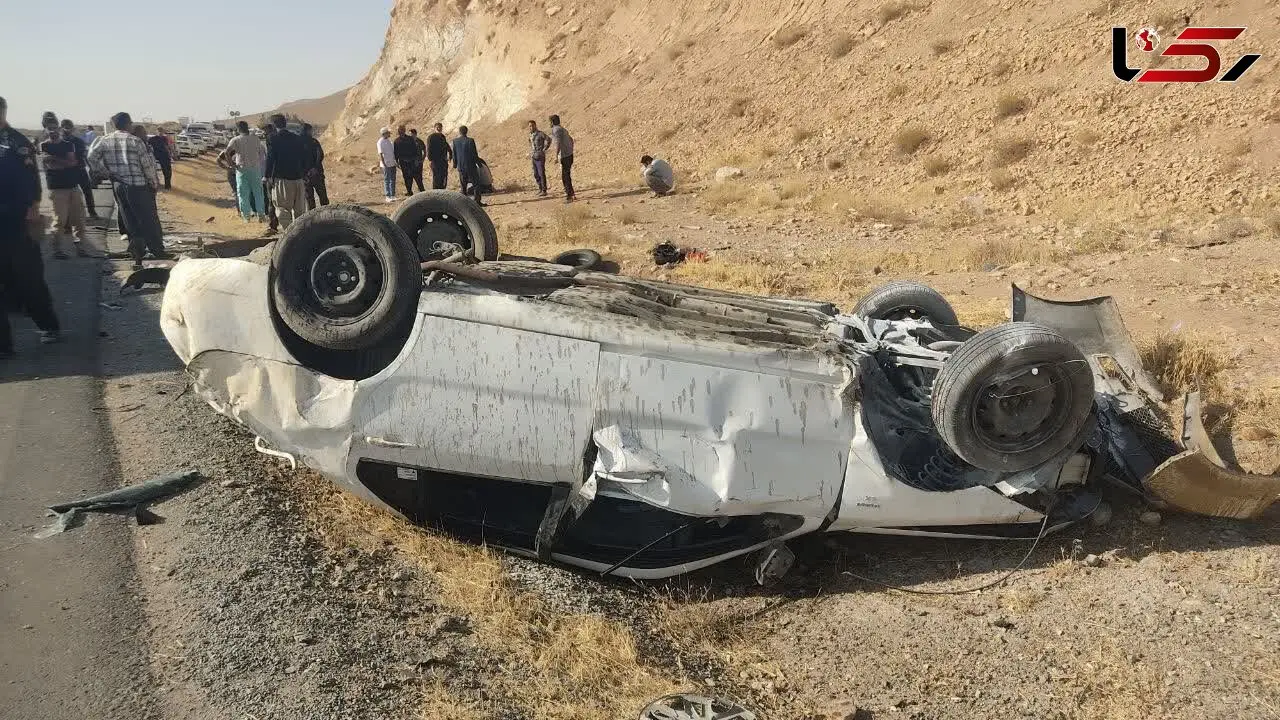واژگونی مرگبار پژو پارس در جاده علویجه 2 کشته برجای گذاشت