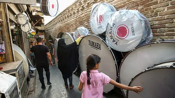 قیمت طبل و سنج و ادوات هیات های عزاداری ۵۰ سال پیش + عکس