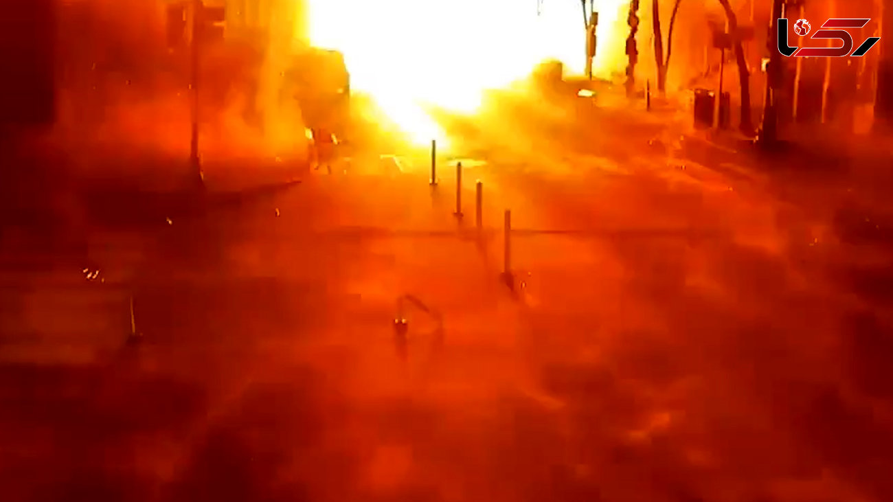 فیلمی فجیع از نمای نزدیک انفجار نشویل / همه جا قرمز شد