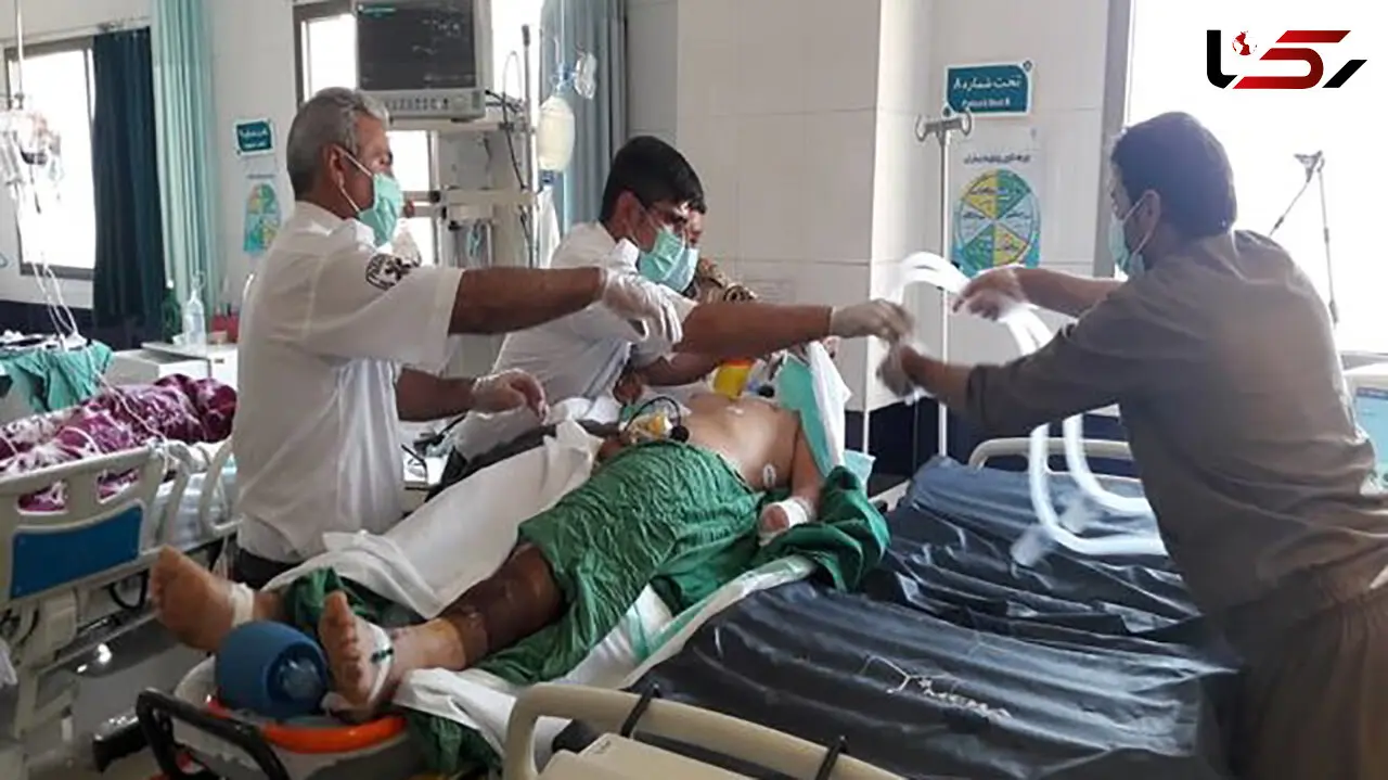 عکس قطع شدن دستان یک سرباز در انفجار مین بانه