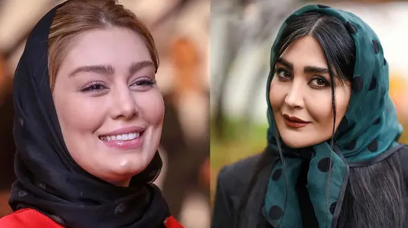 عکس لو رفته مریم معصومی با سحر قریشی کنار استخر ! / صمیمیت خانم بازیگر ها لو رفت !