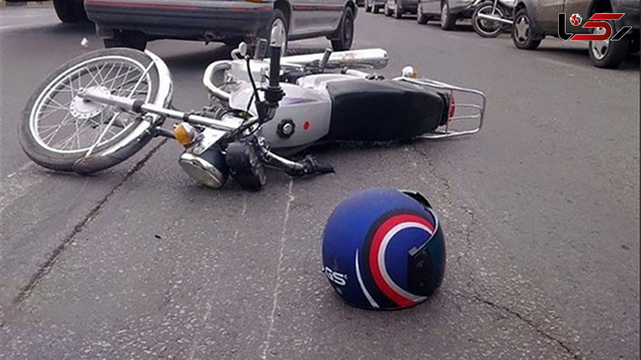 مرگ دردناک دو سرنشین موتورسیکلت در برخورد با اتوبوس در نیشابور