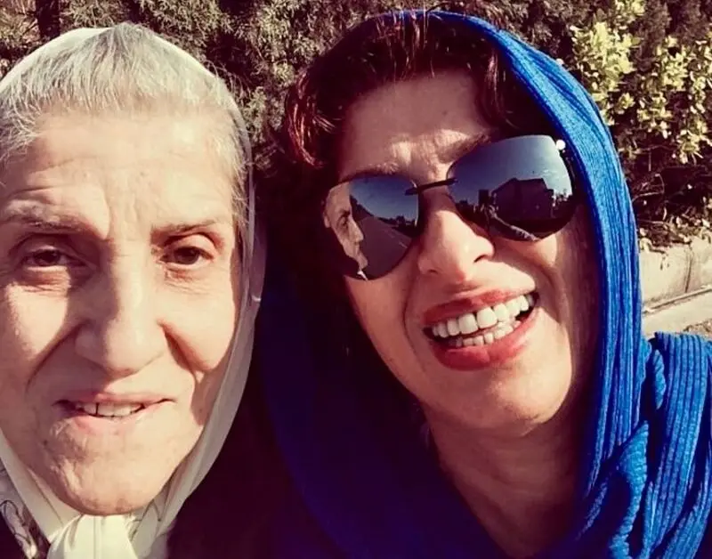 مائده طهماسبی و مادرش