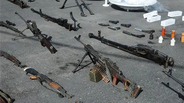  کشف 4 انبار ‌سلاح‌های ‌‌گروهک تروریستی ـ تکفیری در سیستان + عکس