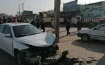 9 مصدوم در برخورد 2 خودروی دنا در شادآباد / اعزام 7 آمبولانس به محل حادثه