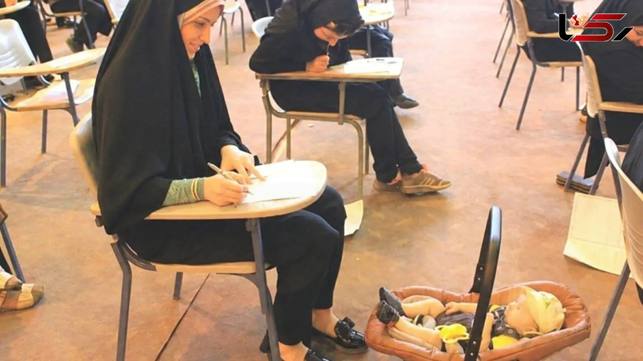 عکسی از کنکور که در رسانه‌های خارجی وایرال شد + عکس