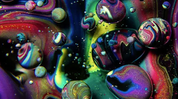  نقاشی های دیدنی از روغن، رنگ و صابون +تصاویر دیدنی