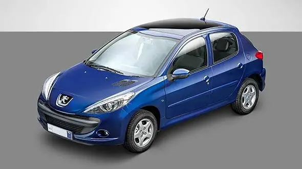 پژو 206 تولید می شود