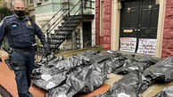 Activists Protest Lack of Stimulus with Body Bags outside US Senators Homes 