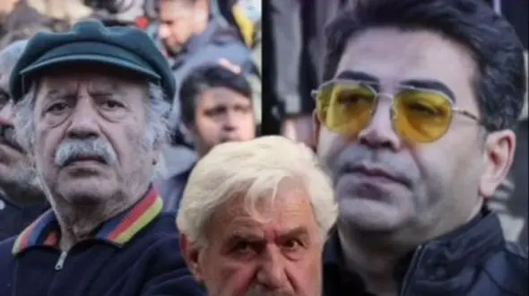 عکس ها / ضجه های همسر عنایت بخشی در مراسم خاکسپاری در حضور غمناک بازیگران هدی زین العابدین ، فرزاد حسنی، امید زندگانی، رضا بنفشه خواه، بهزاد فراهانی و دیگر هنرمندان