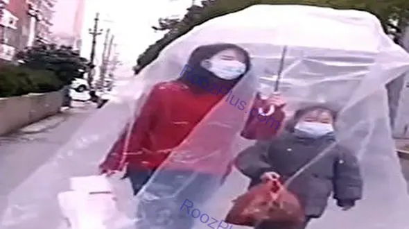 اقدام خبرساز یک مادر و دختر  برای در امان بودن از کرونا +عکس