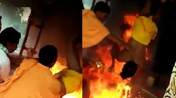 رسمی عجیب و خطرناک برای شفا یافتن بیمار! + عکس 