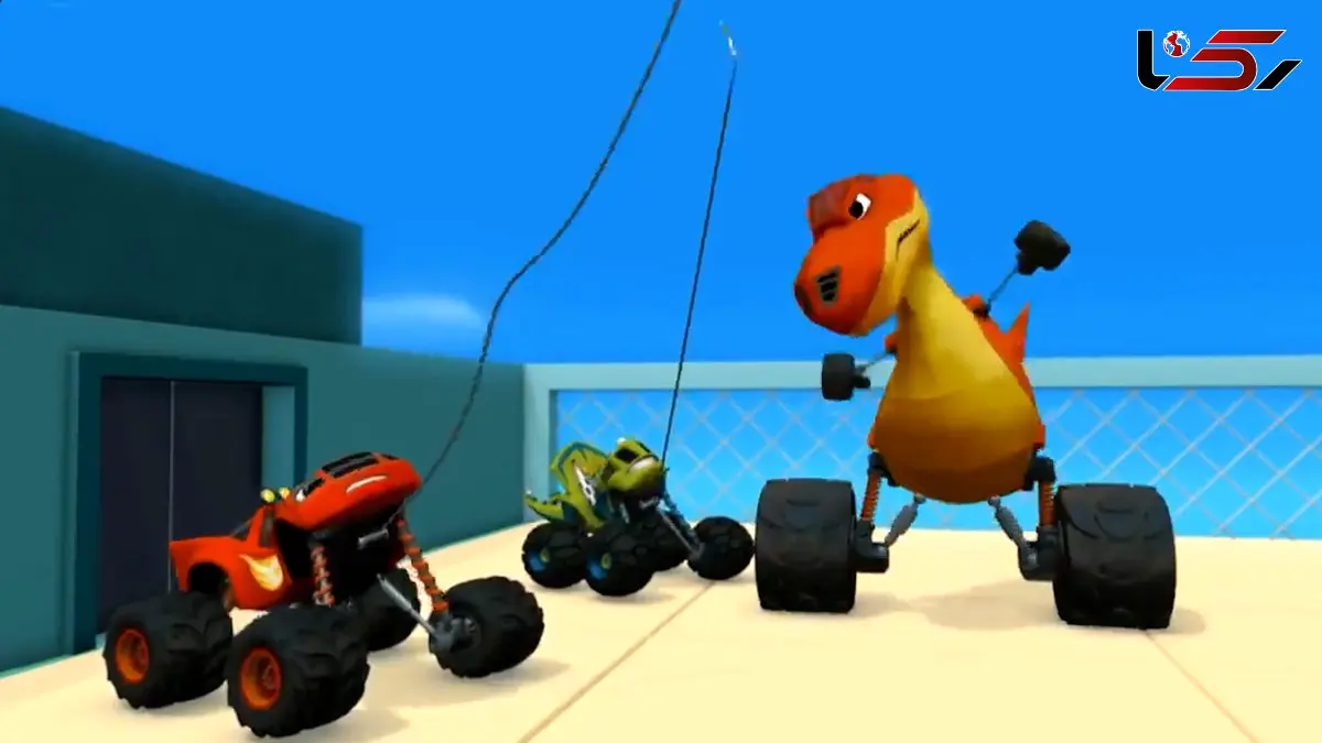 فیلم انیمیشن بلیز و ماشین های غول پیکر نجات دایناسور