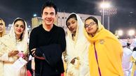 فیلم / سردار آزمون: تبریک میگم به عموپورنگ که با دخترخاله آمیتاباچان ازدواج کرد /  نمیدونم چرا اعلام نمیکنه زن گرفتی دشمن نگرفتی که..