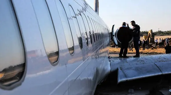 وحشت در باند فرودگاه مهرآباد / پرواز نیمه تمام مسافران هواپیمای تابان !