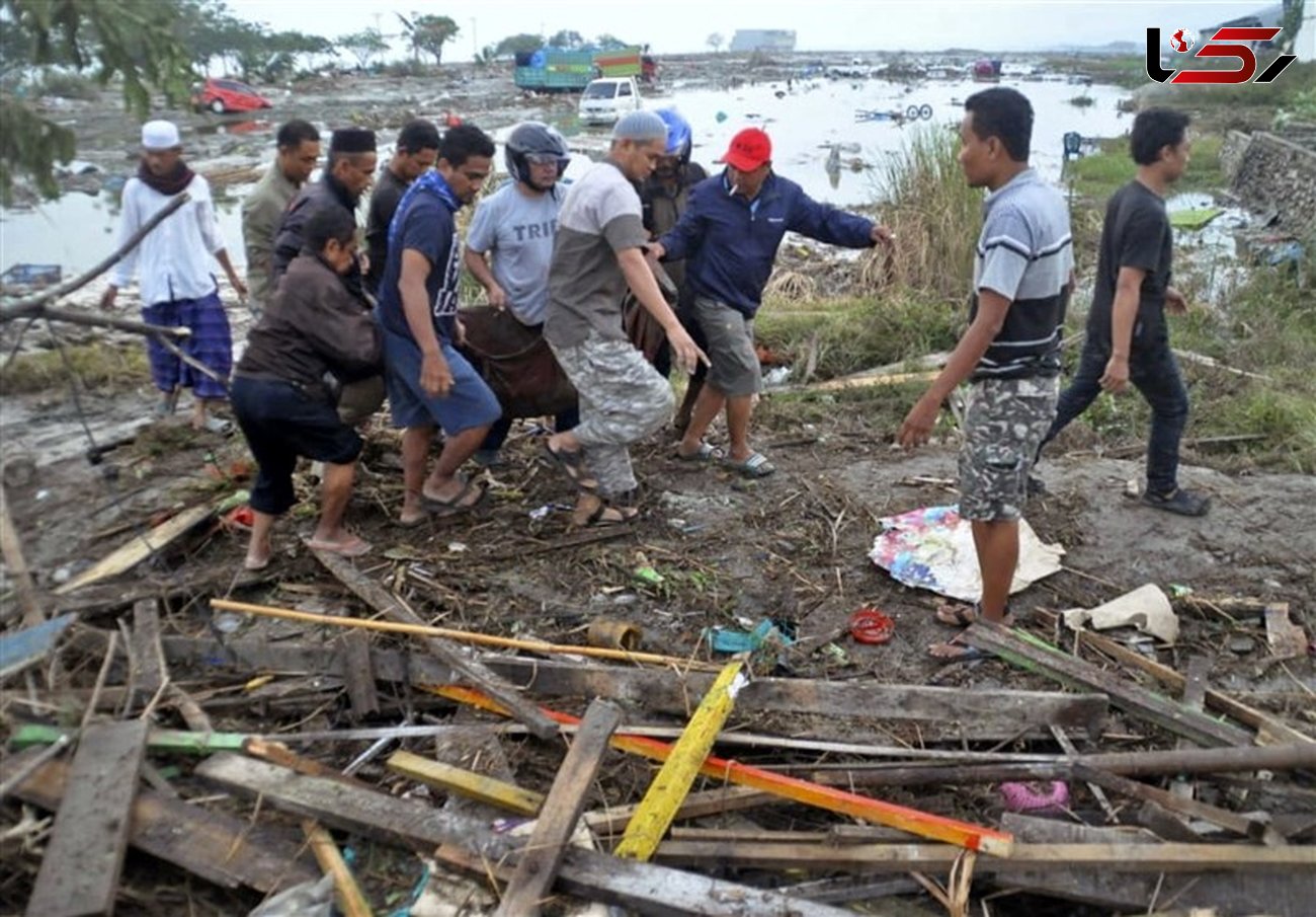  شمار کشته‌شدگان سونامی اندونزی به دستکم ۳۸۴ نفر رسید 