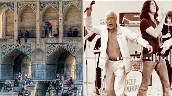 فیلم جدید صادق بوقی  با آو آو آو  غوغا کرد ! / زیر پل خواجو همه  به رقص افتادند !