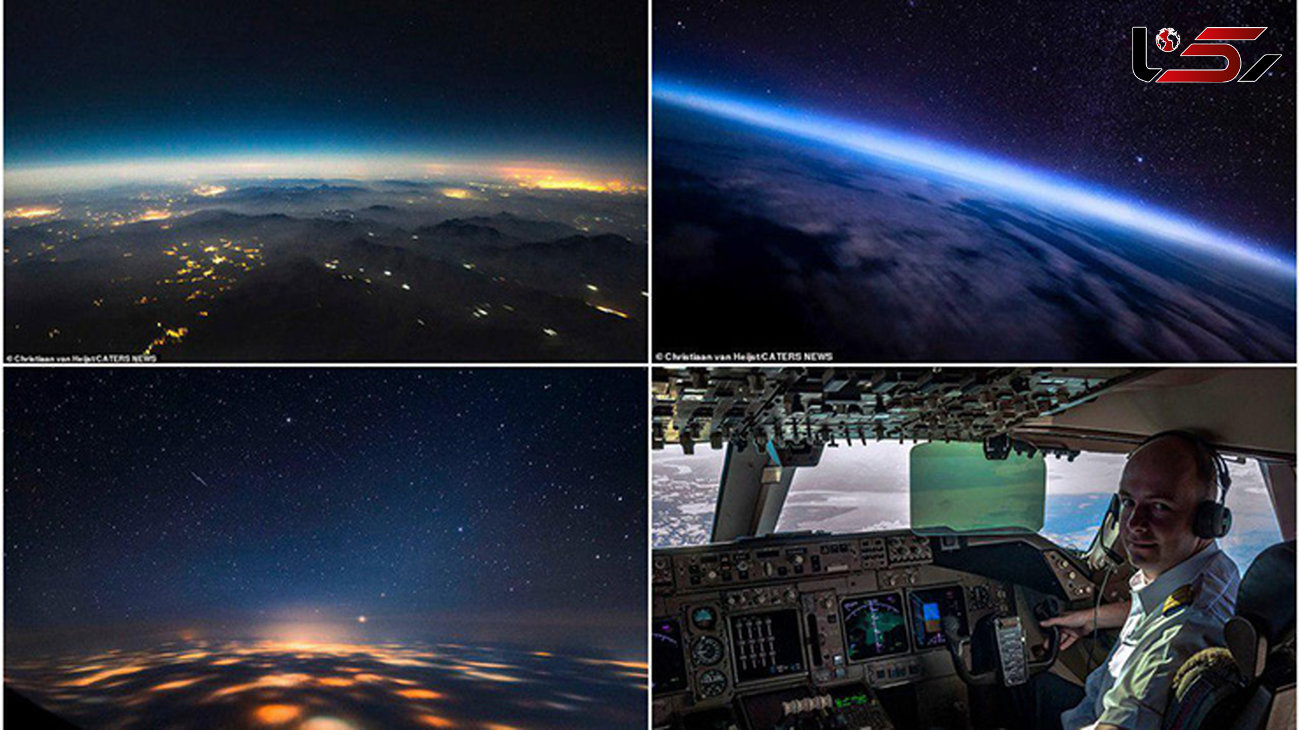 شکار تصاویری زیبا از سطح زمین توسط یک خلبان