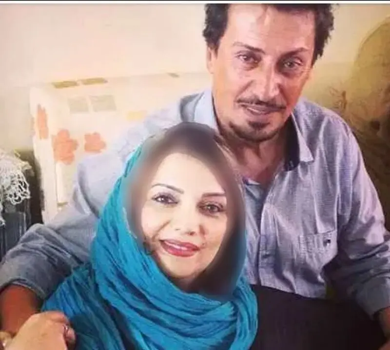 الهام پاوه‌نژاد و همسرش