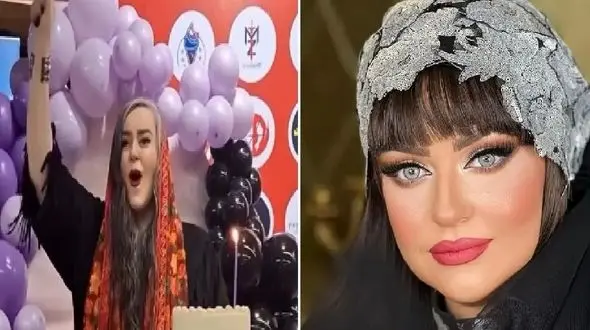 فیلم /  خانم بازیگران نعیمه نظام دوست رو برا تولد51 سالگیش غافلگیر کردن