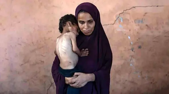 فاجعه گرسنگی در غزه /  مردم به خوردن کاکتوس روی آوردند!