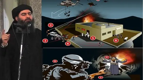 روایتی از آخرین نفس‌های البغدادی در تونل مرگ/ رازی که به گور رفت و سری که قطع شد+ عکس