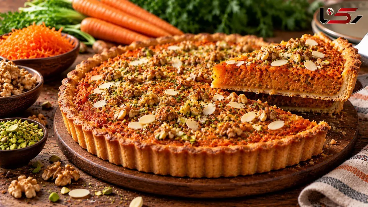 طرز تهیه تارت هویج