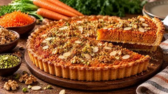 طرز تهیه تارت هویج