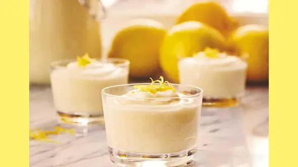 دسری لذیذ به نام موس لیمو + طرز تهیه 