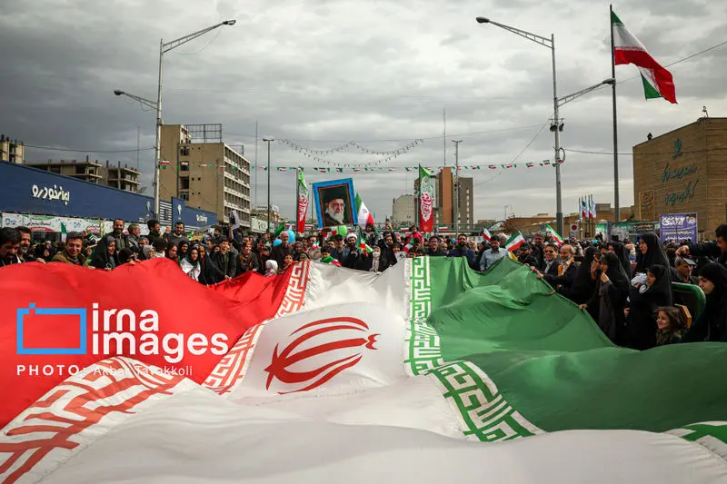 حضور مردم ایران در راهپیماتیی 22 بهمن 1404