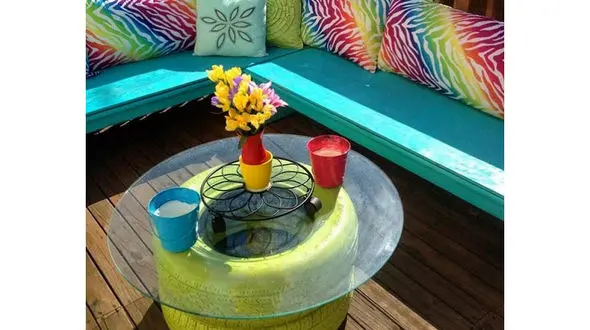 کاردستی های جذاب با لاستیک قدیمی ماشین+تصاویر
