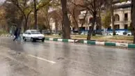 فیلم بارش باران پاییزی در کرمانشاه