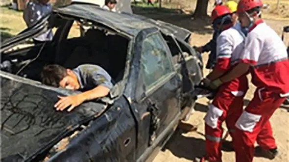 ۳کشته و ۵ مصدوم در تصادف پاترول و پراید در مسیر ازگله