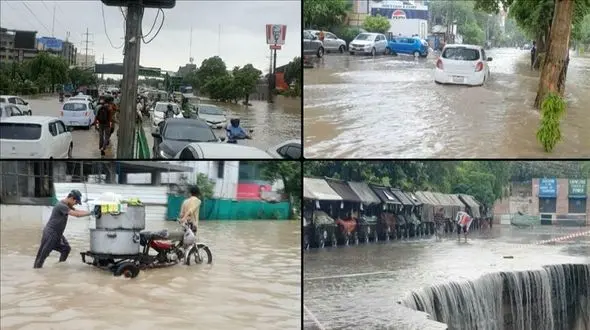 سقوط بالگرد امداد در مناطق سیل‌زده پاکستان ۵ کشته برجای گذاشت