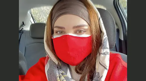  عکس بهنوش طباطبایی بعد از ازدواج مهدی پاکدل و رعنا آزادی ور