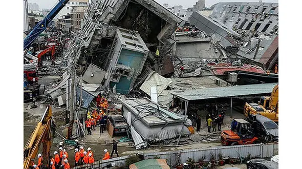 فاجعه در تایوان؛ زمین لرزه‌ای به بزرگی ۶.۸ ریشتر + عکس