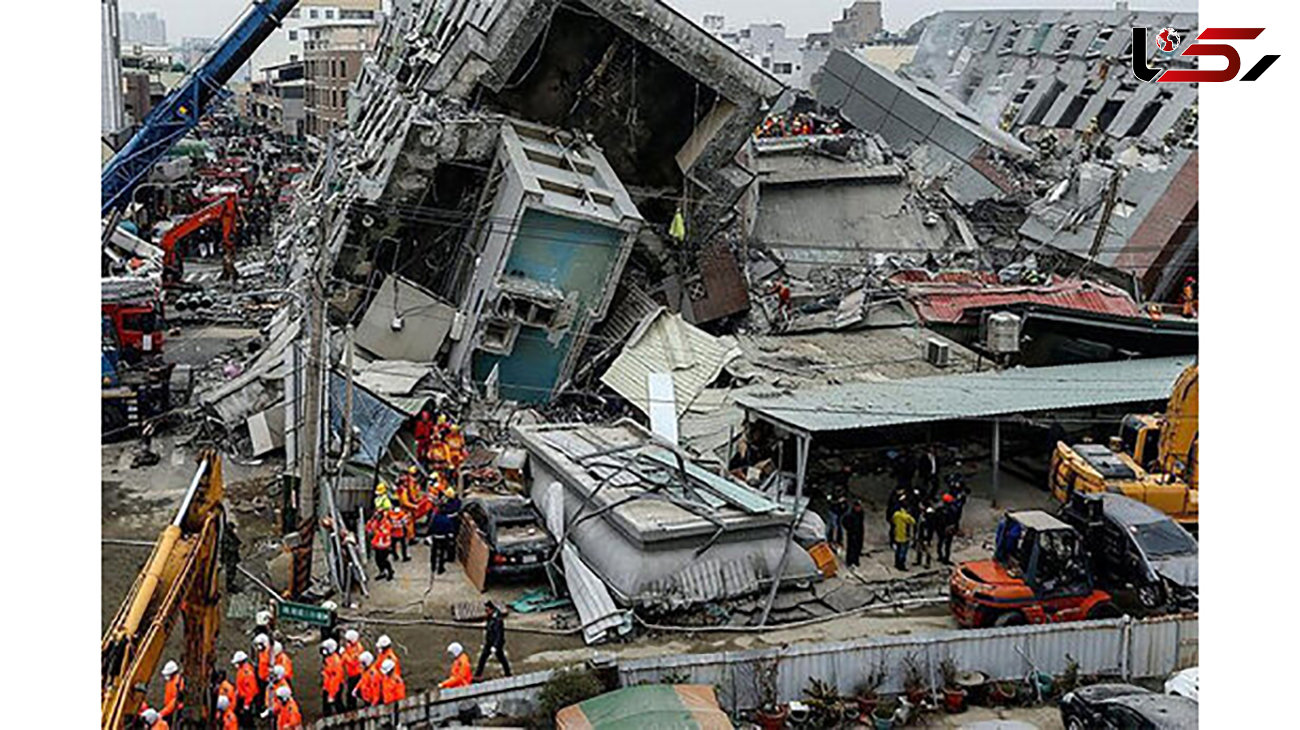 فاجعه در تایوان؛ زمین لرزه‌ای به بزرگی ۶.۸ ریشتر + عکس