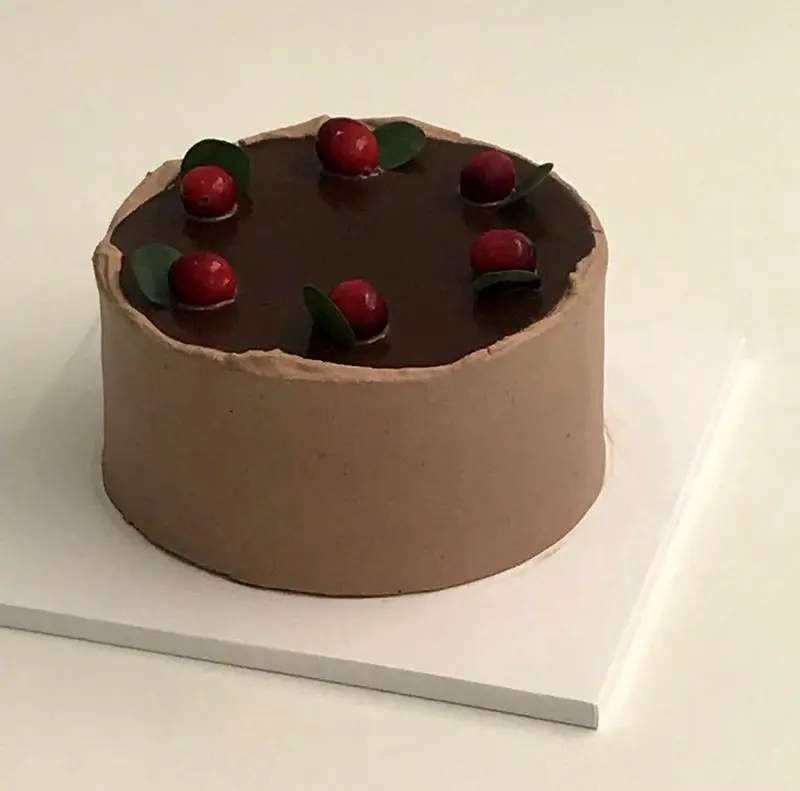 کیک تولد لاکچری ساده