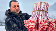 ببینید / پخت بریانی دنده گاو در روستای آذربایجان + فیلم
