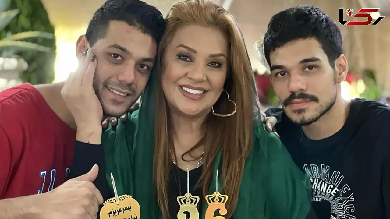 فیلم جگرسوز از مراسم جشن تولد پسر نسرین مقانلو بر سر سنگ مزارش / تولد مبارکی غم انگیز خانم بازیگر