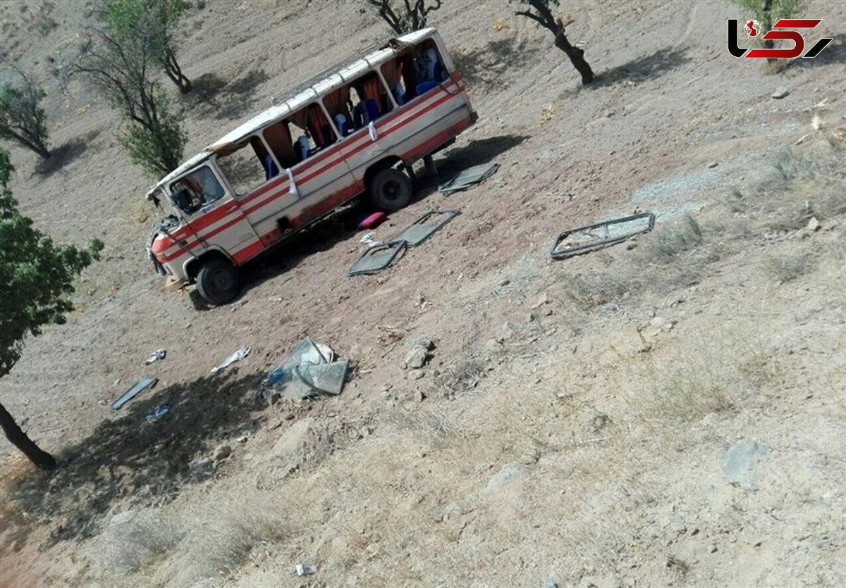  سقوط خونین مینی‌بوس در جاده رومشکان- ایلام 