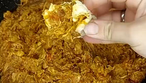 طرز تهیه غذای جنوبی خوشمزه با کدو و بادمجان + فیلم