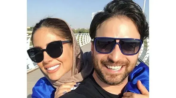 جوانی بیش از حد همسر زیبای بابک جهانبخش / تفاوت فاحش آن ها را ببینید !