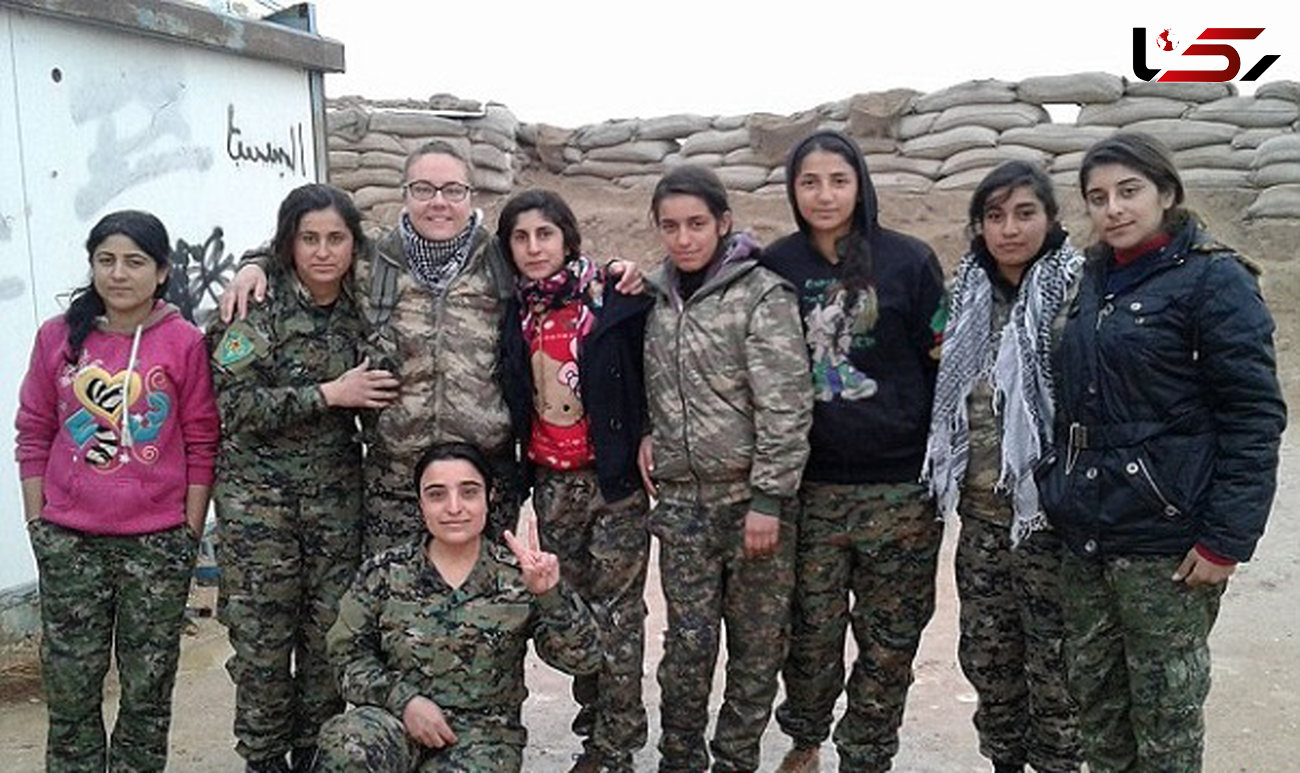 حرکت شجاعانه دختر جوان برای مبارزه با داعش در کردستان +عکس