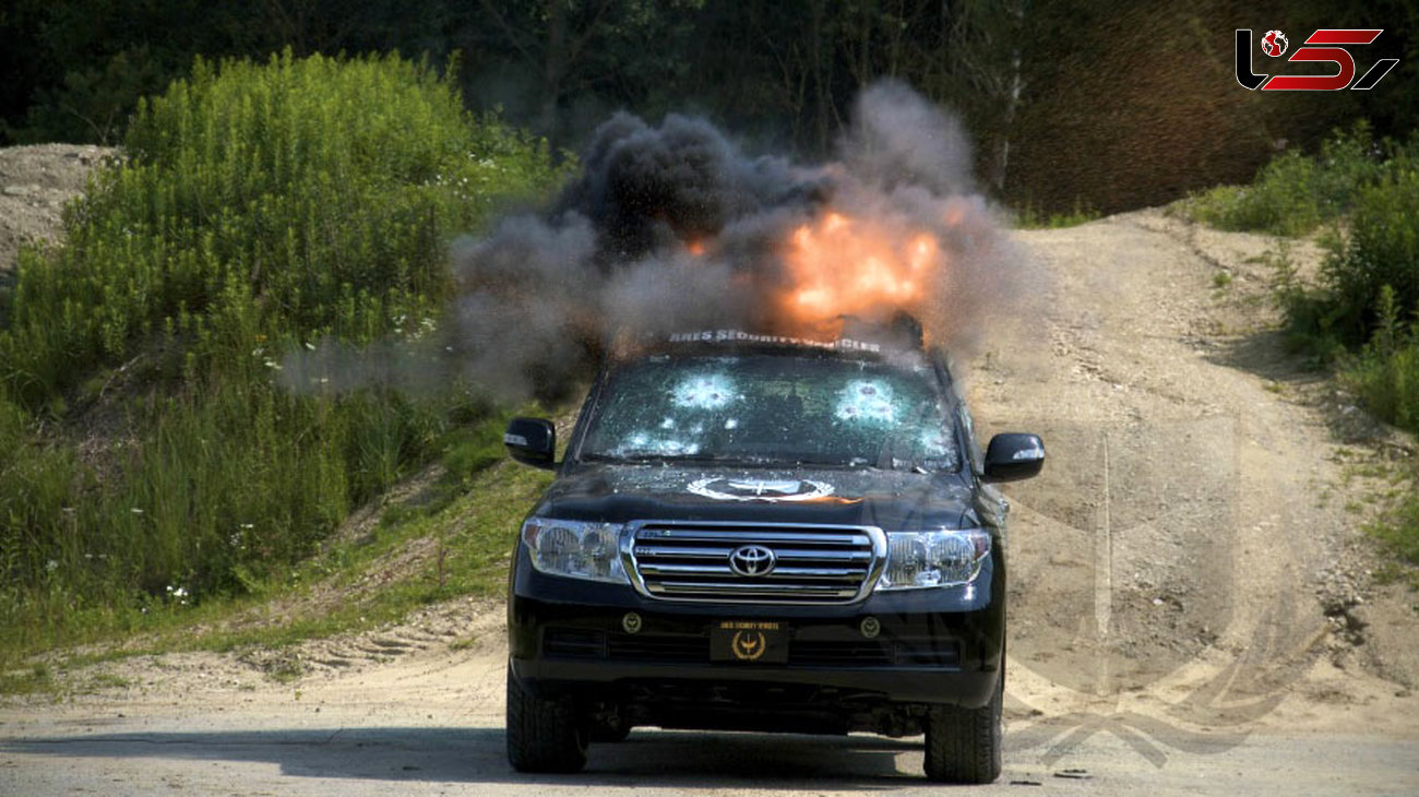 حمله آتشین به خودروی خاص شخصیت ها را ببینید + عکس و فیلم