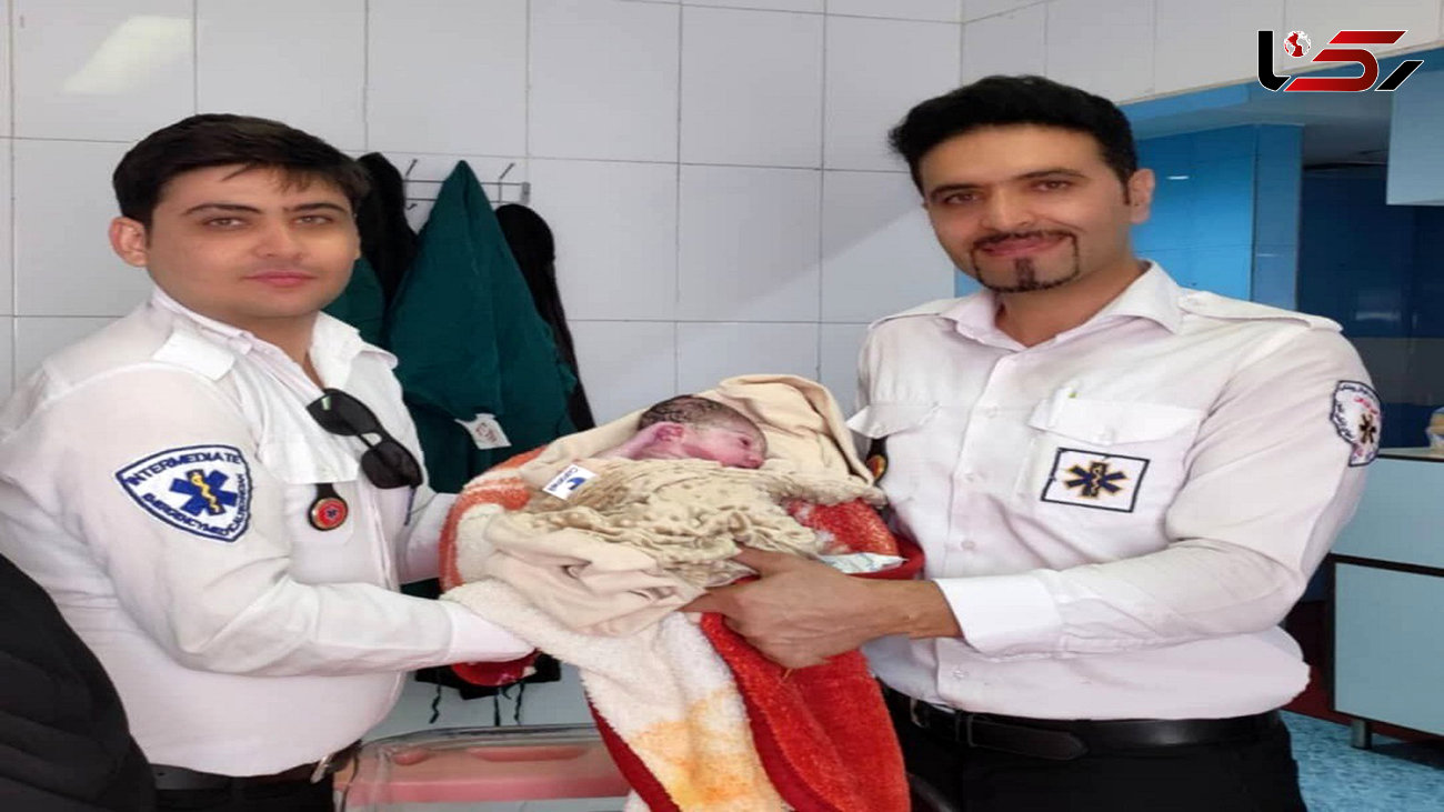 تولد پسر عجول در آمبولانس / در قزوین رخ داد +عکس