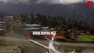 فیلم لحظه برخورد یک هواپیما با دو هلی کوپتر در فرودگاه / 6 خلبان و خدمه نپالی کشته شدند