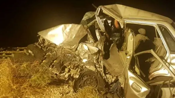 9 زن و مرد در برخورد پراید و پژو زنده زنده سوختند / در یزد رخ داد 