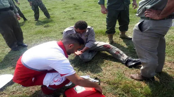 عکسسوختگی تلخ محیط بان گیلانی در تالاب انزلی !